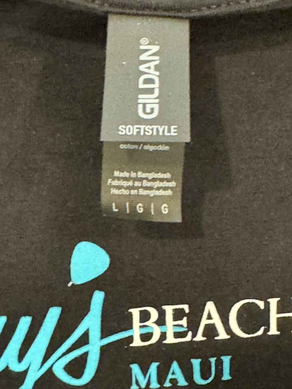 Sammy's Beach Bar & Grill Maui Black Logo T-Shirt size L NWOT - Picture 4 of 6